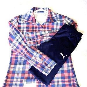 2 Pces Puma Leggings and Top Girls size 8